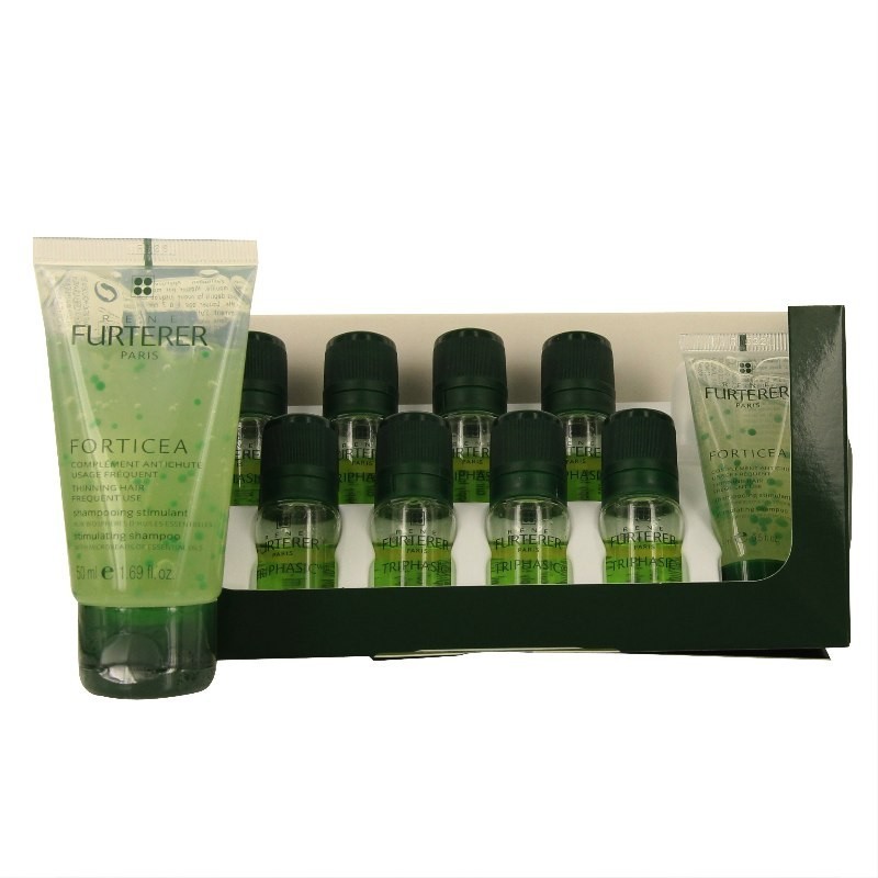 Rene Furterer triphasic sérum antichute cheveux 8 flacons